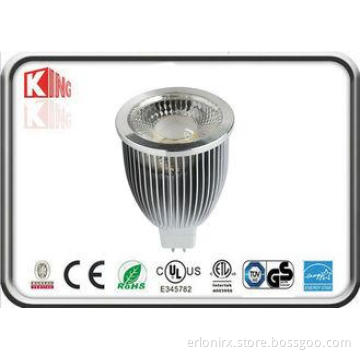 7W CE RoHS ETL Approval COB MR16 LED Spotlight with Aluminu